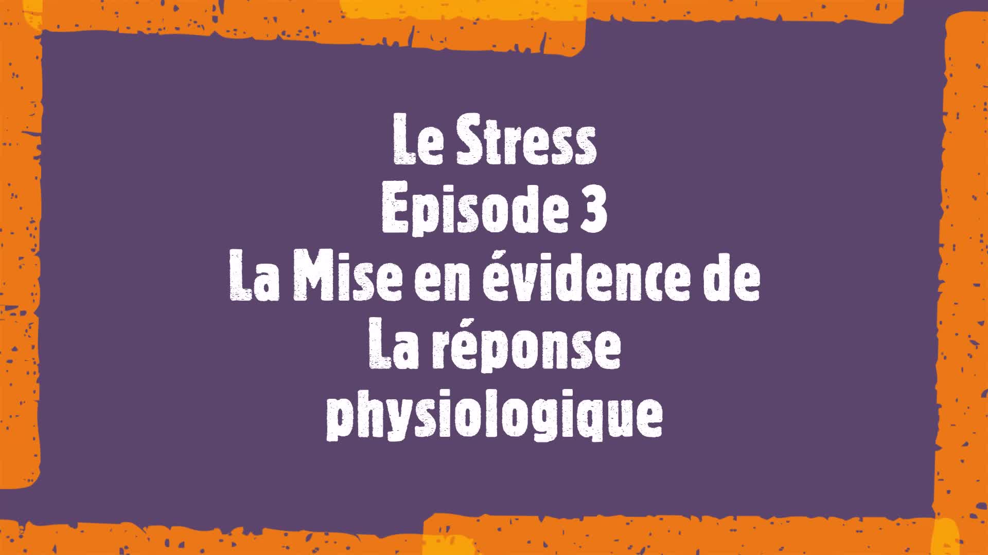 La Mise En Vidence De La R Ponse R Ponse Physiologique Au Stress