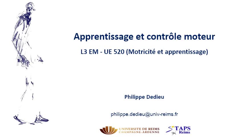 Dedieu Apprentissage Et Contrôle Moteur Part 1 5597